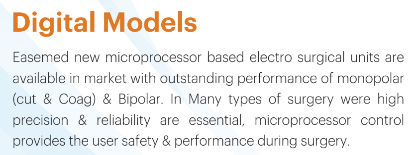 Electrosurgical Generator Unit 250W – Bipolar Cautery Machine