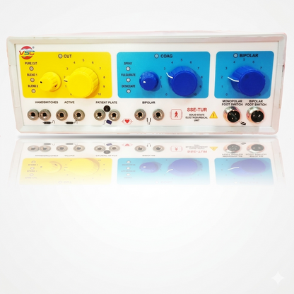 Vishal Surgical Co bipolar cautery machine with 400W analog electrosurgical generator unit for surgical procedures