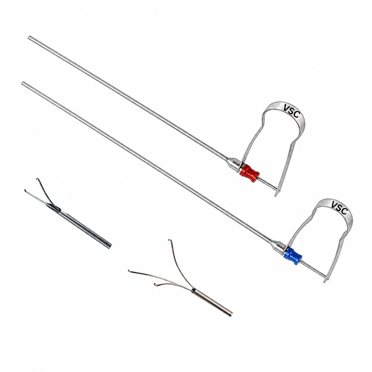 Laparoscopic Biprong & Triprong URS Forceps | U Handle 3Fr to 5Fr Urology Surgical Instruments