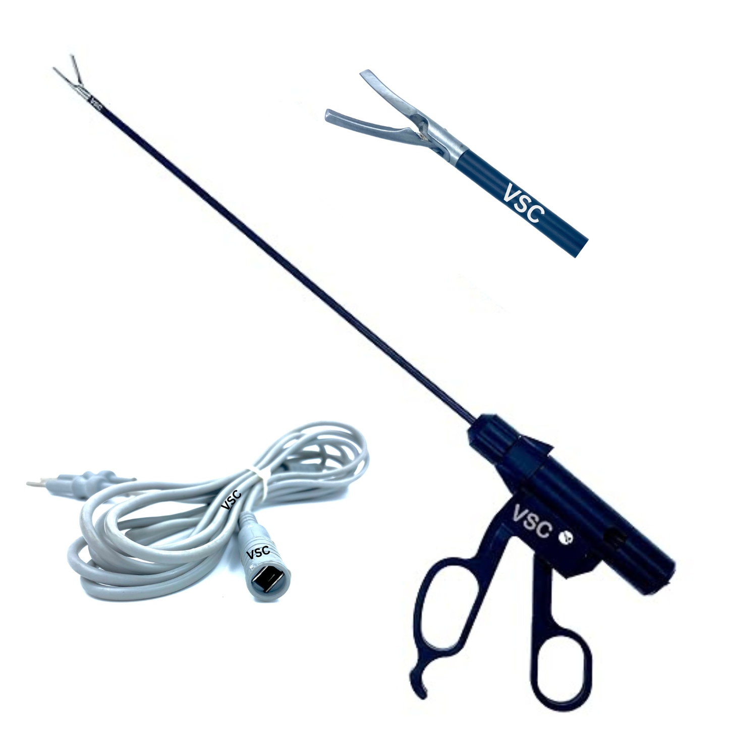 Laparoscopic bipolar sealer forceps by Vishal Surgical Co, vessel sealing device instrument with cable for minimally invasive surgery.