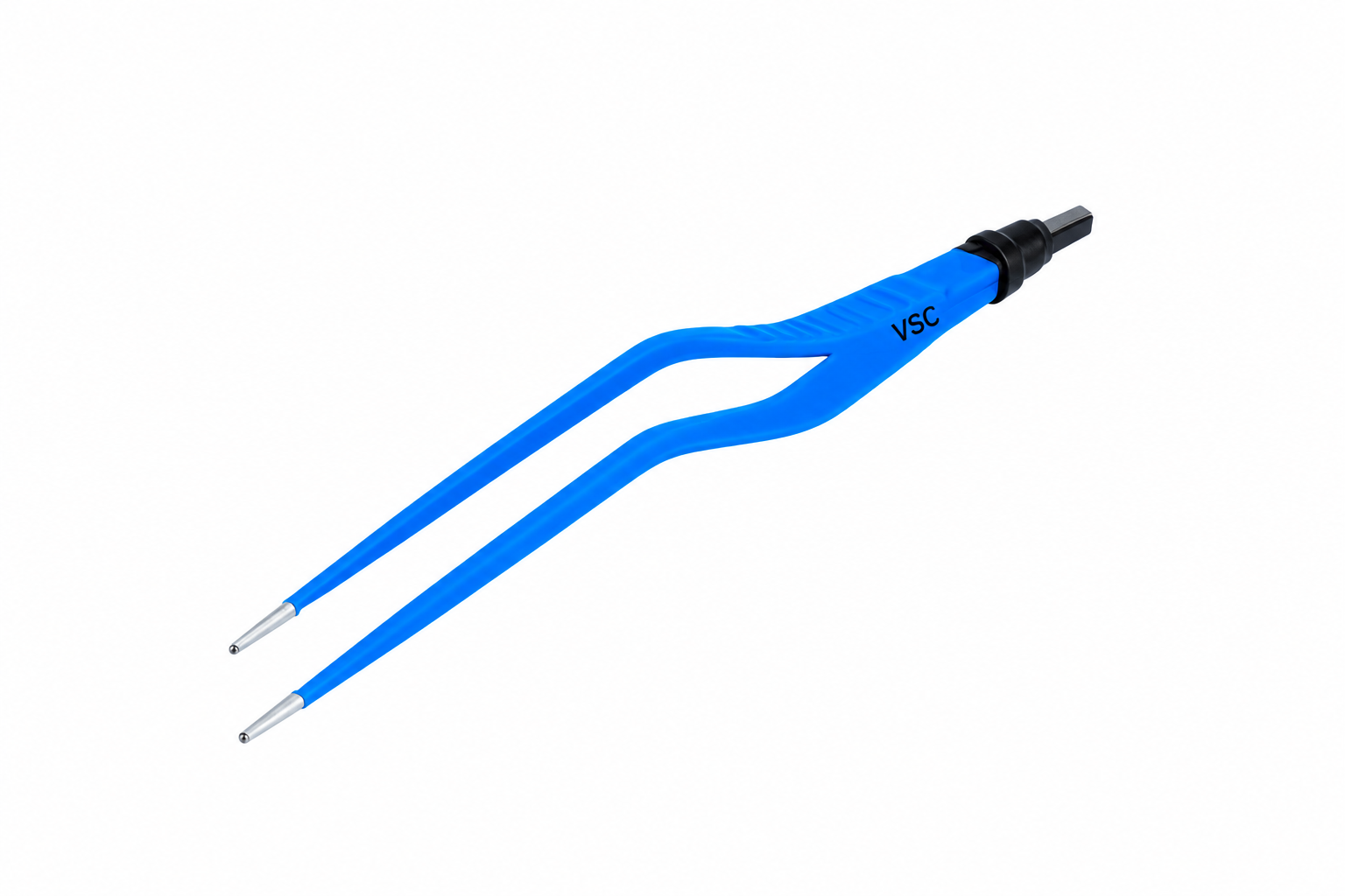 VSC Bayonet Bipolar Forceps 8 Inch with 1mm Tip Surgical Instrument