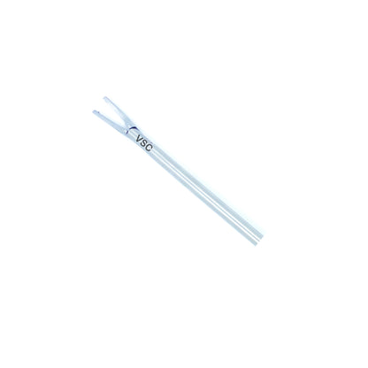 Laparoscopic Hemolok clip applicator by Vishal Surgical Co with stainless steel handle and clip delivery mechanism.