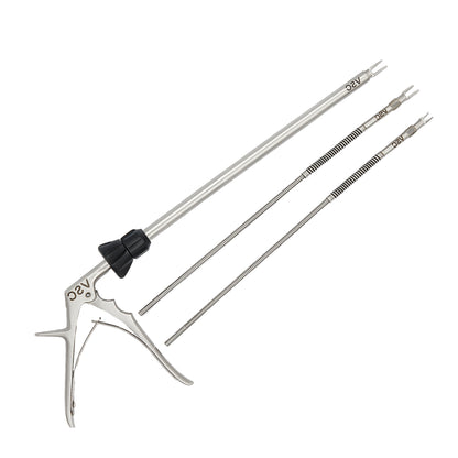 Vishal Surgical Co laparoscopic clip applicator, a precision surgical instrument for minimally invasive procedures.