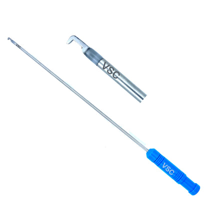 laparoscopic bipolar hook 5mm 33cm surgical instrument coagulation hook tool