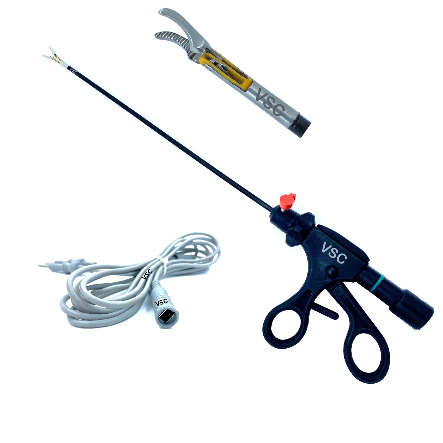 Vishal Surgical Co laparoscopic bipolar forceps with Maryland dissector design and connected cable for minimally invasive surgery.