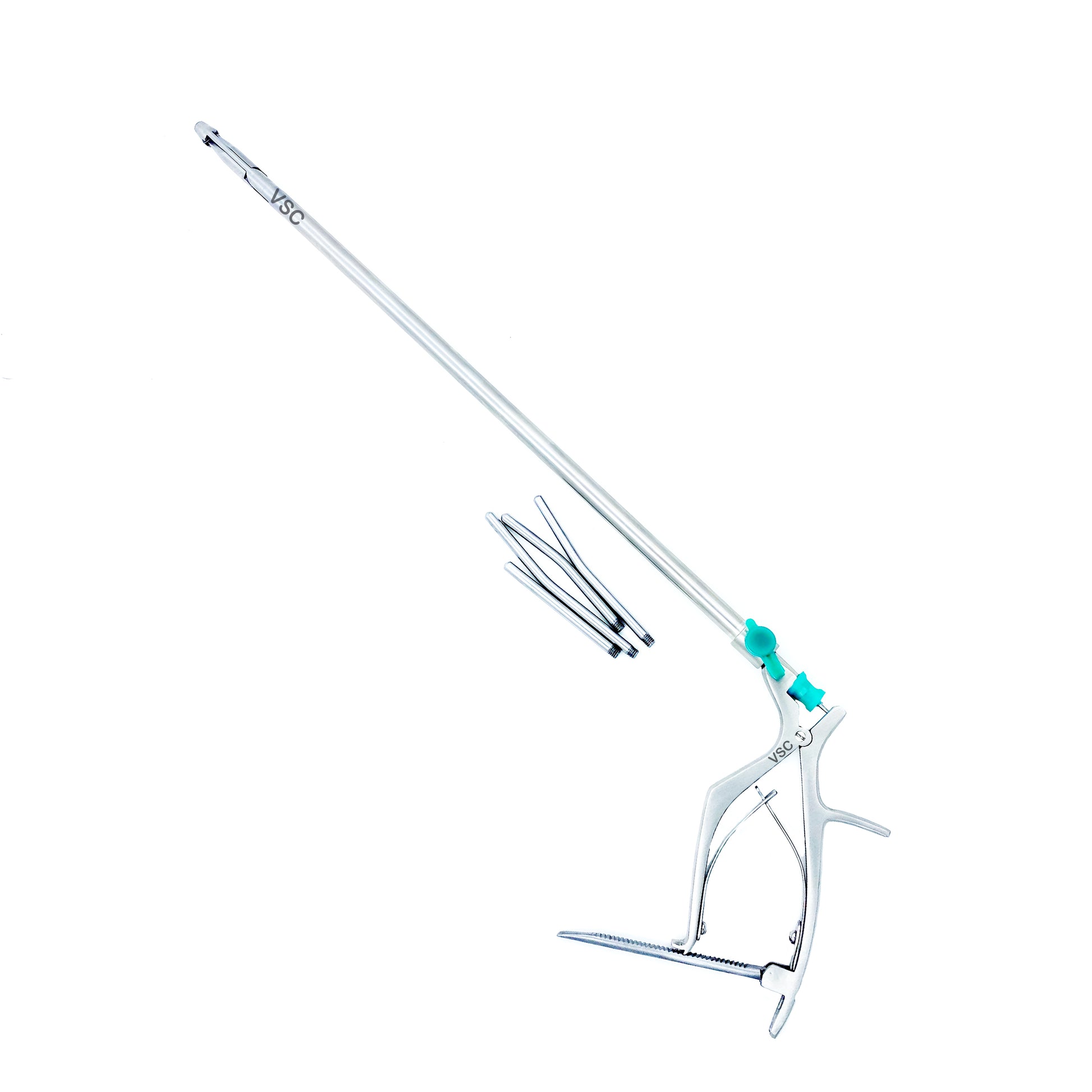 Laparoscopic Mangeshikar uterine manipulator with Rechat handle by Vishal Surgical Co for gynecological procedures