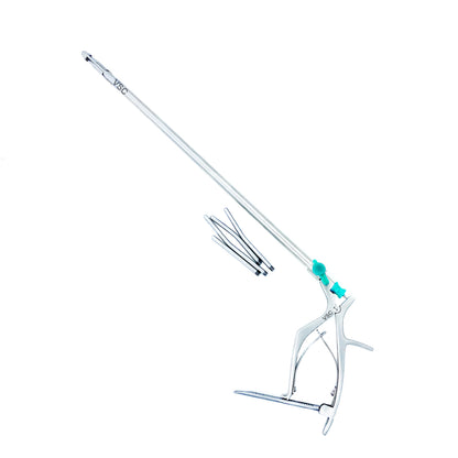 Laparoscopic Mangeshikar uterine manipulator with Rechat handle by Vishal Surgical Co for gynecological procedures