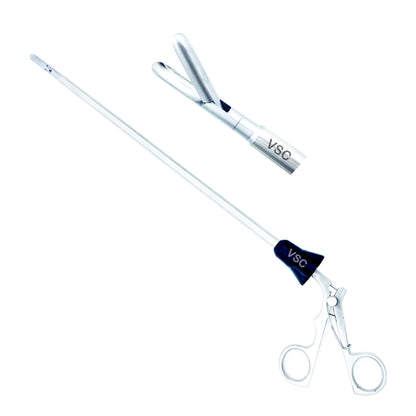 Laparoscopic Spoon Rotatable Forceps 10mm Stone Removal Gallbladder Extractor Biopsy Forceps