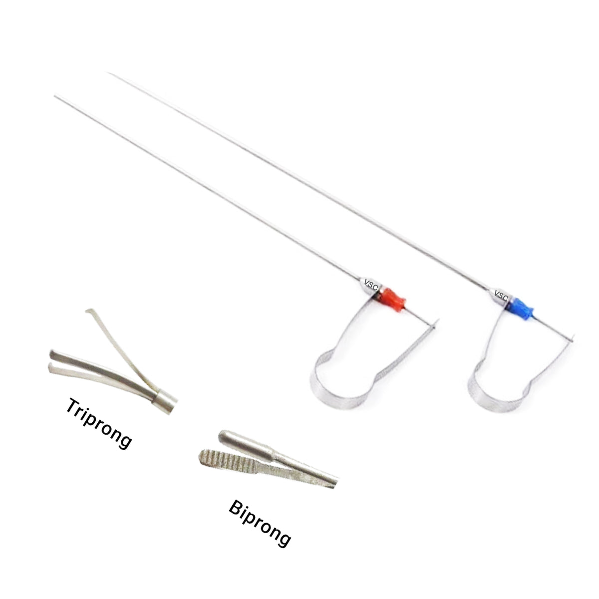 VSC Laparoscopic Bi-Prong and Tri-Prong URS Forceps 3Fr 4Fr 5Fr urology instrument