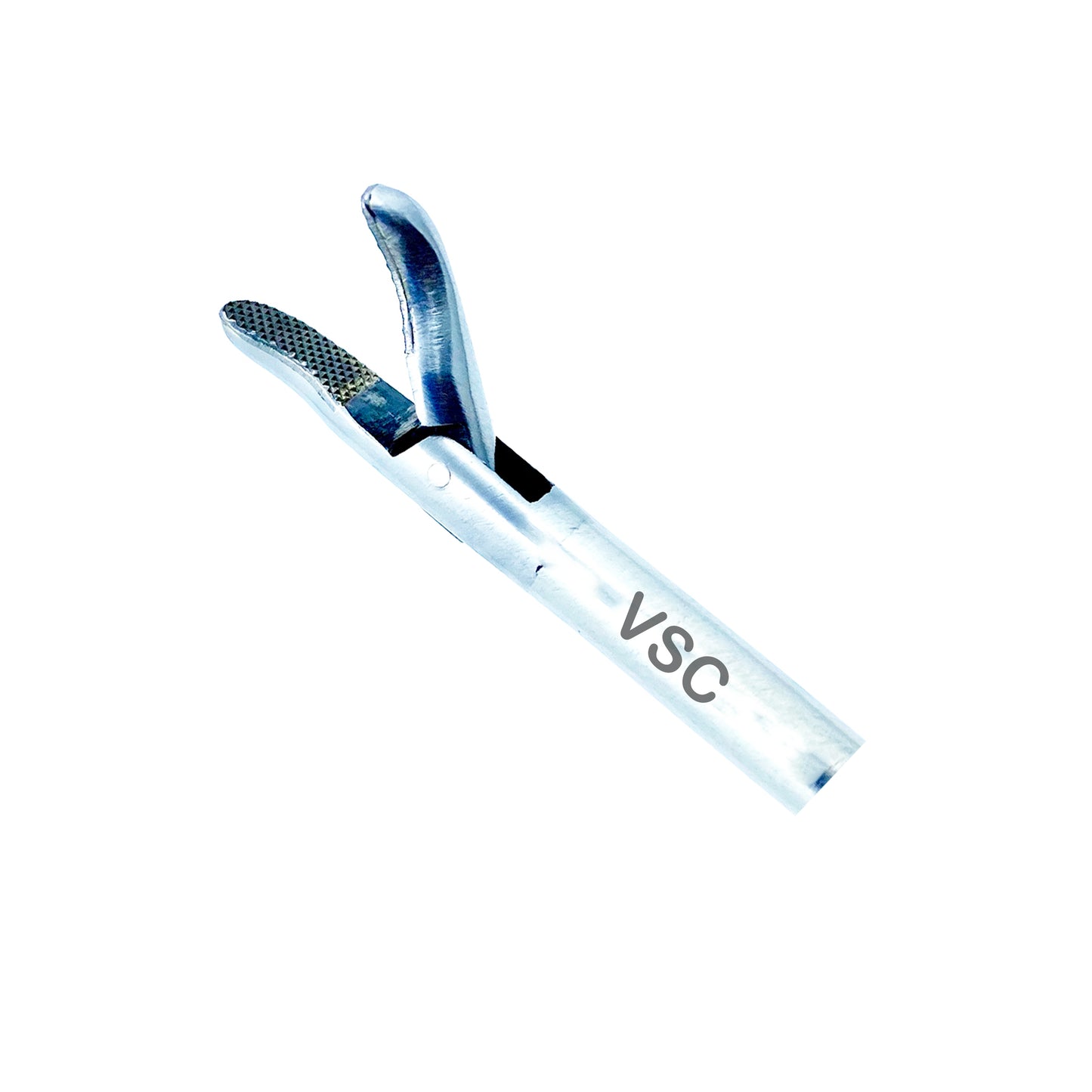 Vishal Surgical Co laparoscopic needle holder surgical instrument with 5mm tip, designed for minimally invasive procedures.