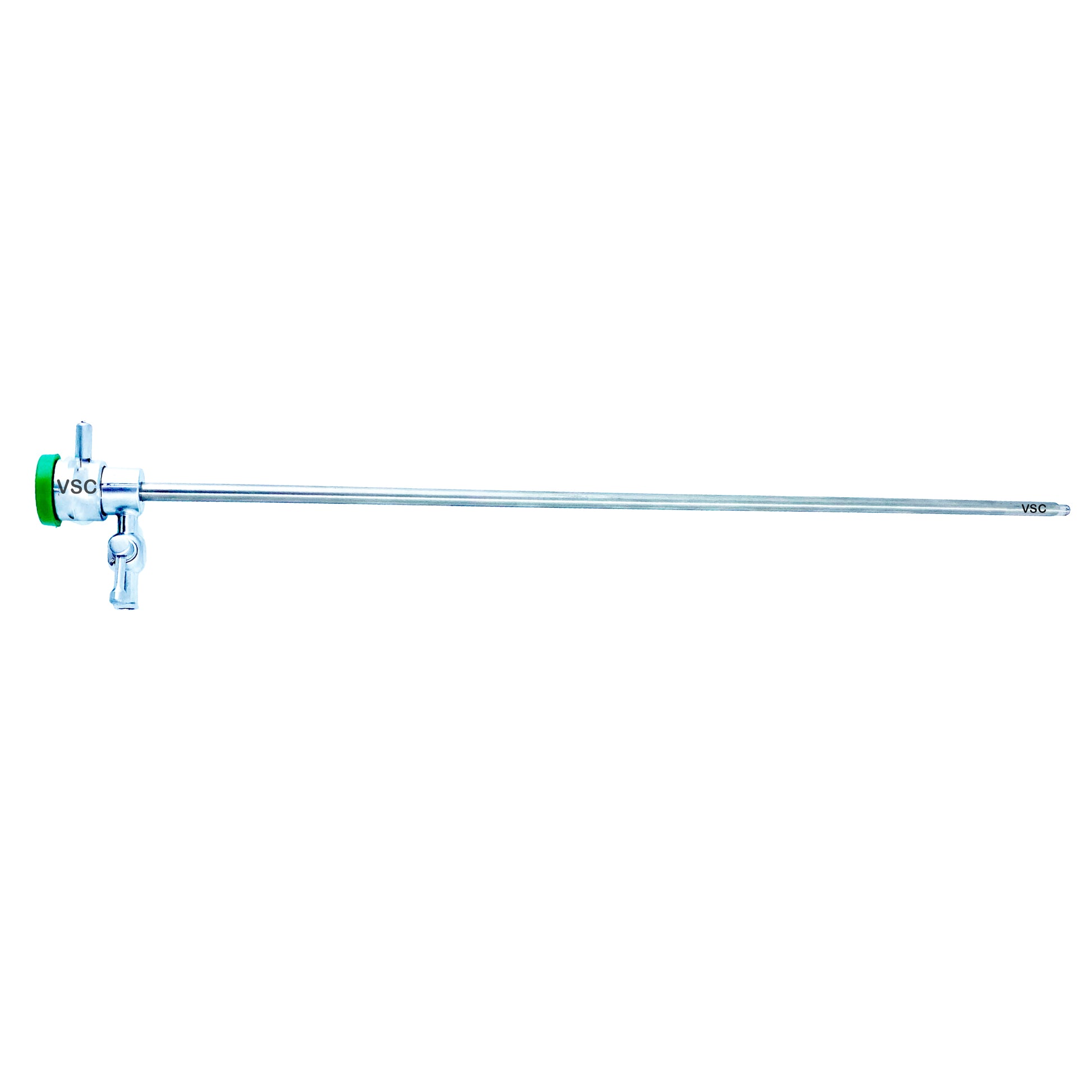 Hysteroscopy diagnostic sheath by Vishal Surgical Co, showing a sterile medical instrument used for uterine cavity examination.