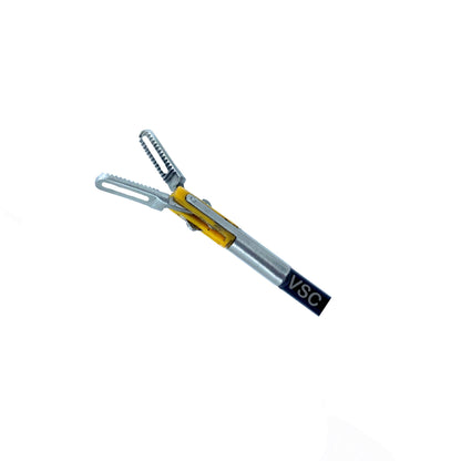 Laparoscopic bipolar forceps from Vishal Surgical Co with insulated tips for precise surgical procedures.