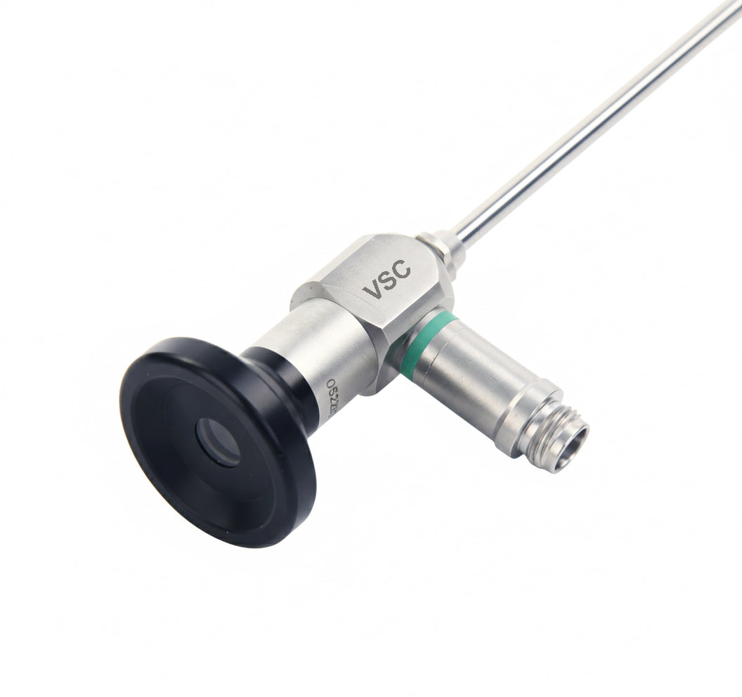 Vishal Surgical Co ENT sinuscope rigid endoscope with 4mm diameter, used for nasal and sinus examinations, shown in the image.
