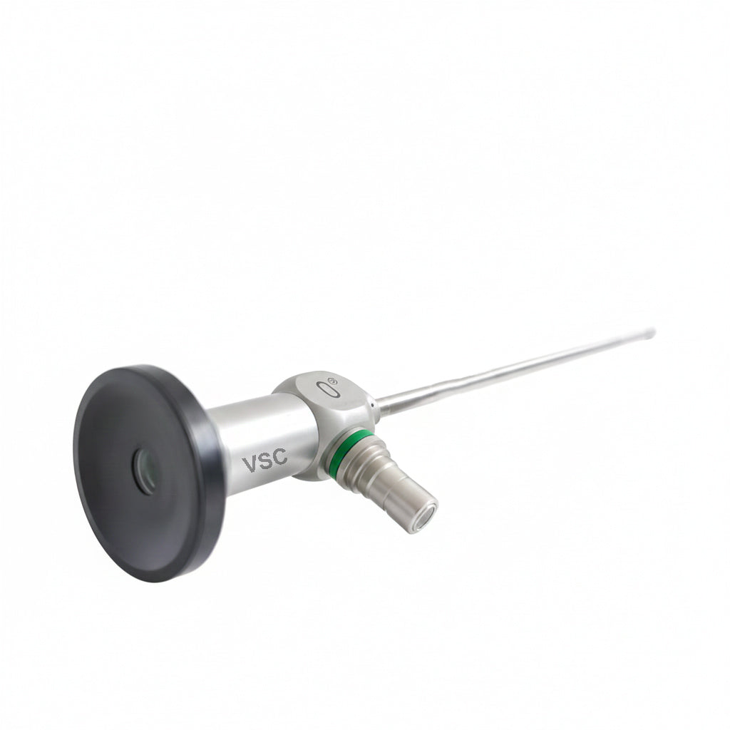 Vishal Surgical Co ENT sinuscope rigid endoscope with 4mm diameter, used for nasal and sinus examinations, shown in the image.