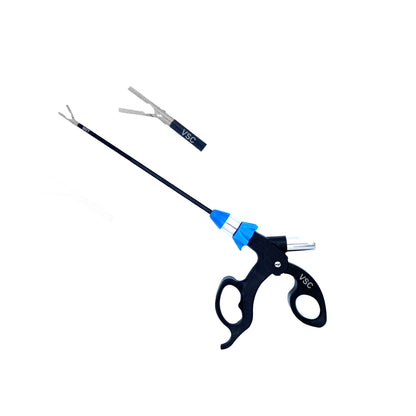 VSC Laparoscopic Bipolar Wolf Small Vessel Sealer Cutter 5mm 17cm Curved Silver Jaw