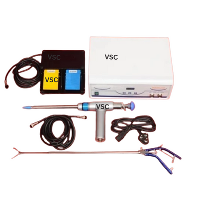 Vishal Surgical Co laparoscopic morcellator trocar with 4.4mm diameter for gynecology surgical procedures.