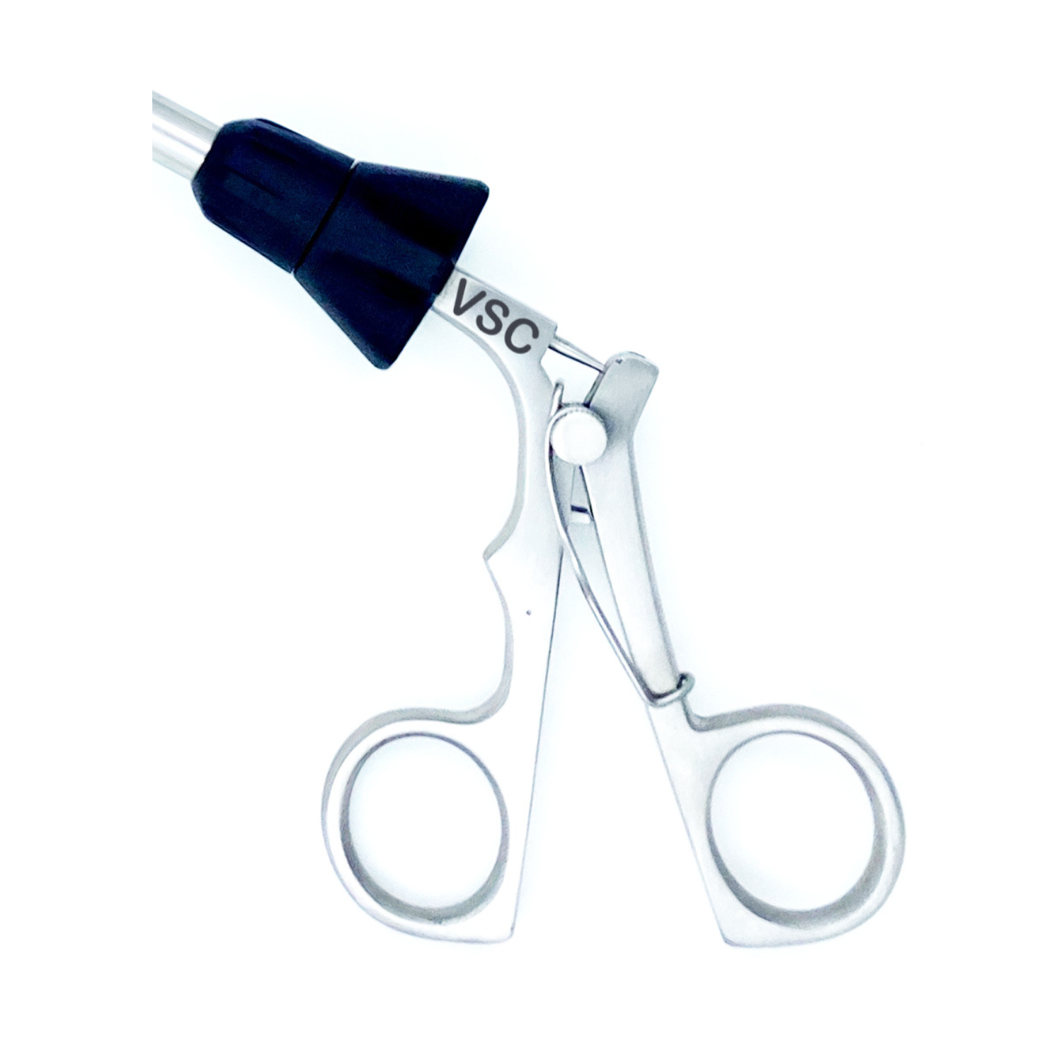 Vishal Surgical Co laparoscopic claw forceps for gall bladder procedures, showing stainless steel design and ergonomic handles.