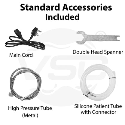 Laparoscopic CO2 insufflator accessories from Vishal Surgical Co, including tubing and control components for minimally invasive surgery.