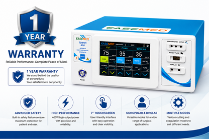EASEMED Sparsh 400 400W electrosurgical generator with 7 inch touchscreen