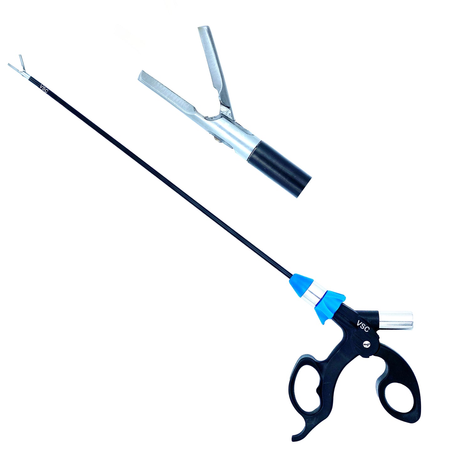 VSC Laparoscopic Bipolar Shearer Wolf Vessel Sealer Cutter 5mm Straight Silver Jaw