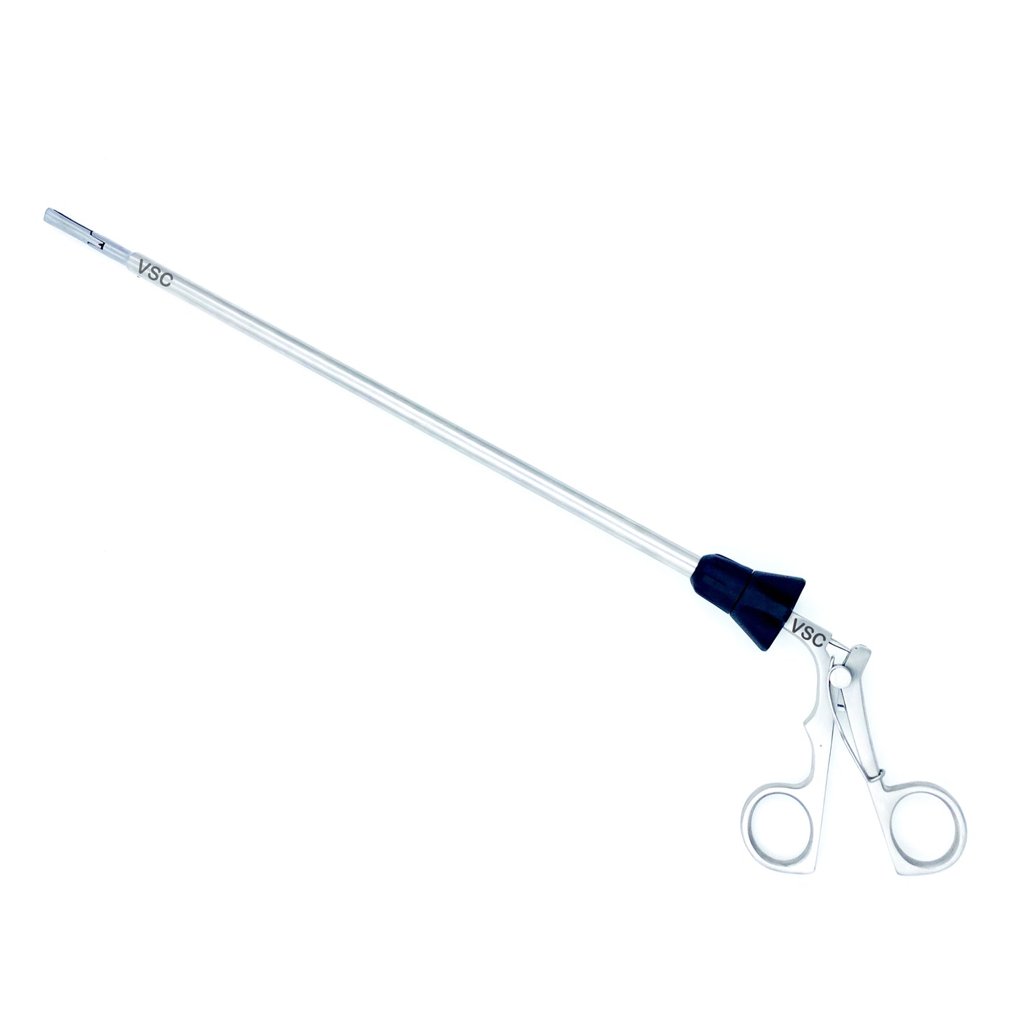 Laparoscopic claw forceps for gall bladder surgery with stainless steel construction, used in minimally invasive surgical procedures.